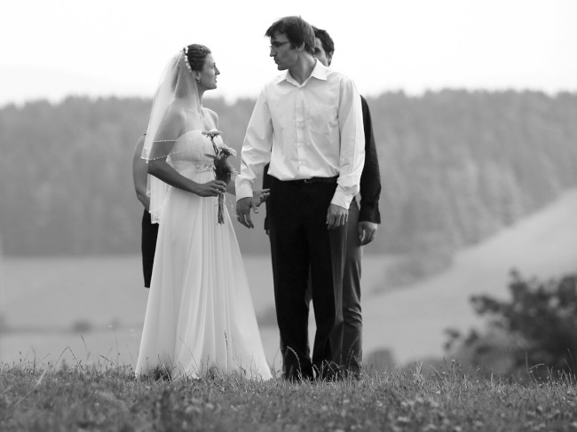 Horolezecká svatba, Blatiny, Žďárské vrchy, Vysočina