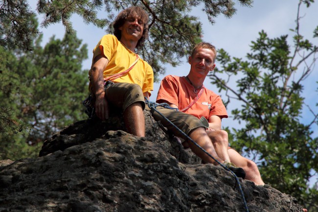 Lezení na skalách Kozelka, přírodní rezervace 