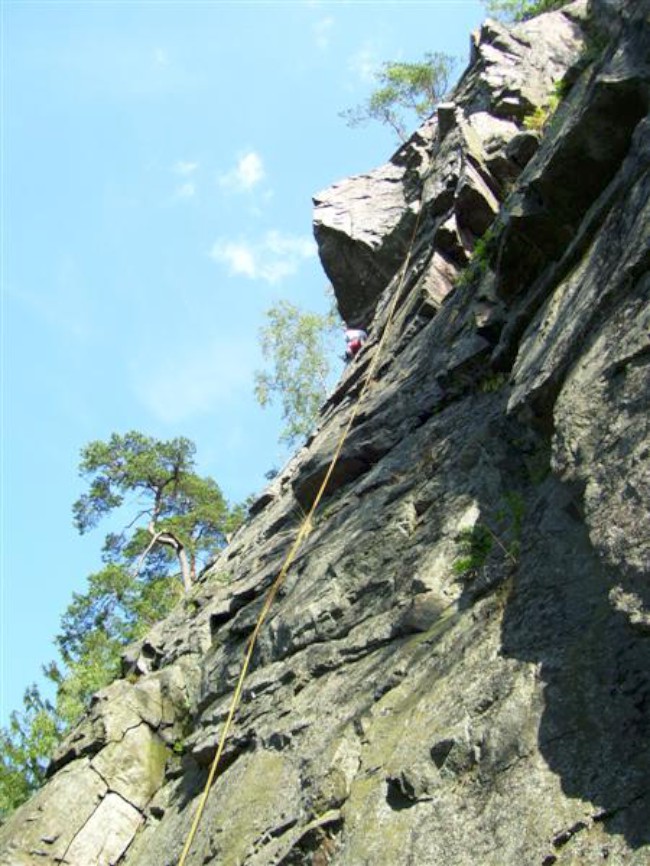 Lezení na skalách, Žďár u Rokycan