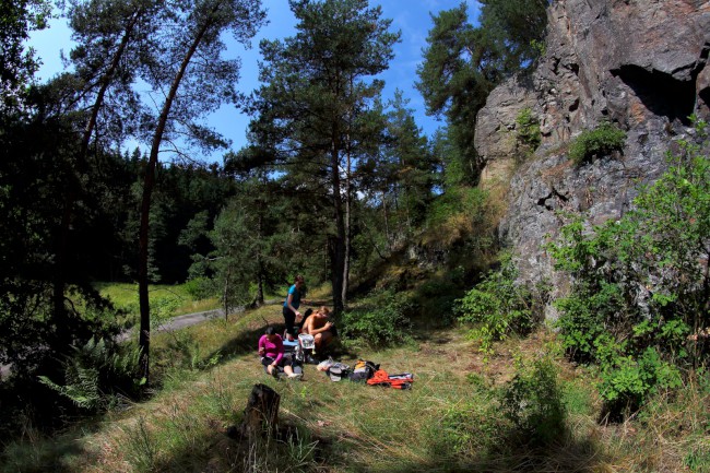 Lezení na skalách, Stříbro, Okres Tachov, Západní Čechy