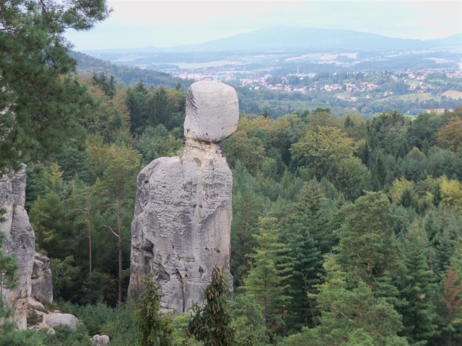 Hrubá Skála, skalní město, pískovcové věže, Hruboskalsko, Český ráj