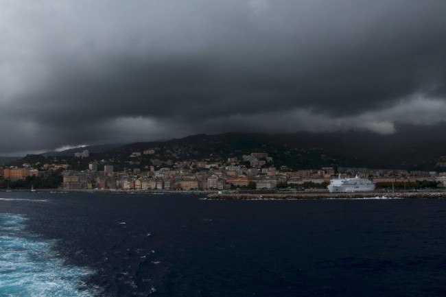 Bastia, odjezd trajektem do Livorna, Cap Corse, Korsika, Francie
