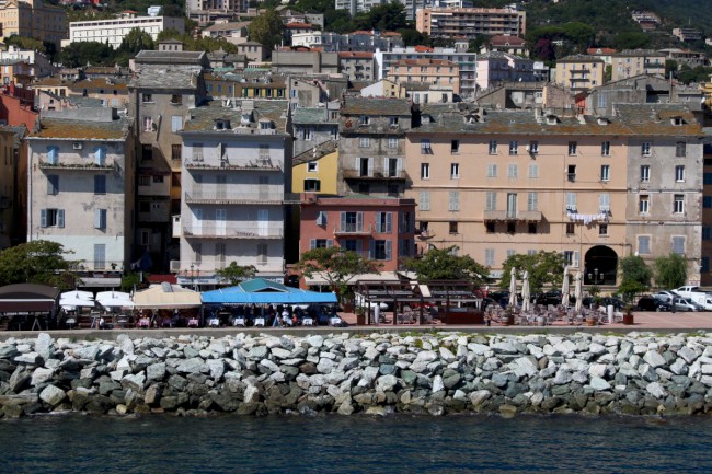 Bastia, příjezd trajektem z Livorna, Cap Corse, Korsika, Francie