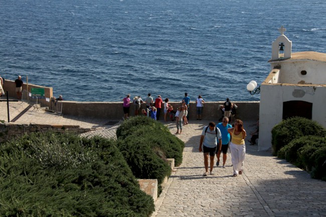 Bonifacio, Citadela, horní město, Korsika, Francie