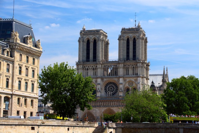 Notre-Dame katedrála, Square Jean XXIII, Paříž, Francie