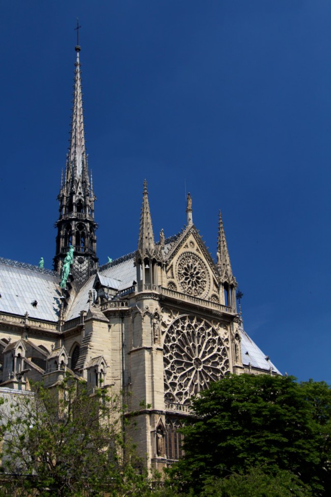 Notre-Dame katedrála, Square Jean XXIII, Paříž, Francie