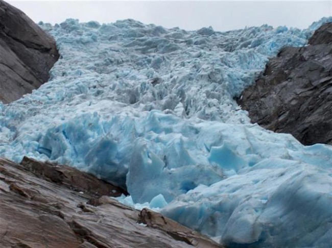 Ledovec Briksdalsbreen, Národní park, Jostedalsbreen, Norsko