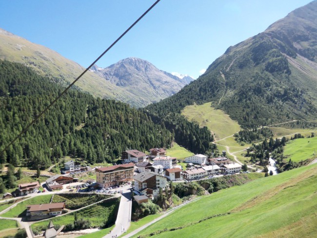 Vesnice Vent, Hochvent, Stablein, Wildspitze, Öetztálské Alpy, Tyrolsko, Rakousko