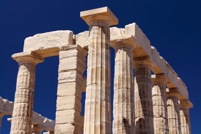 Poseidónův chrám, Mys Sounion, Řecko