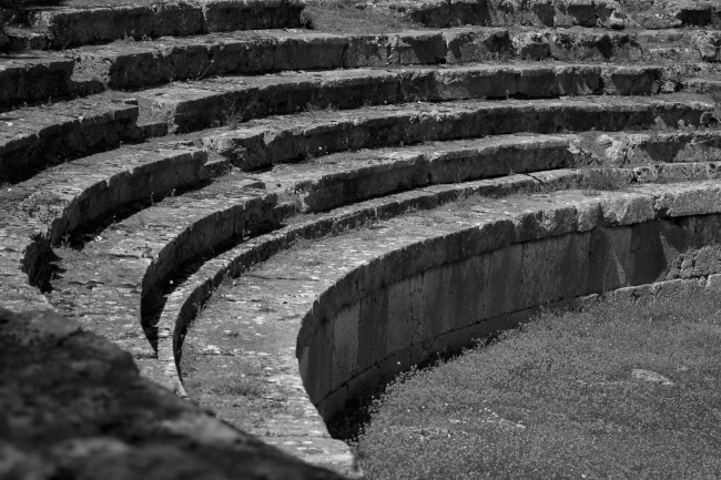 Antické divadlo, stadion, Delfy, Střední Řecko