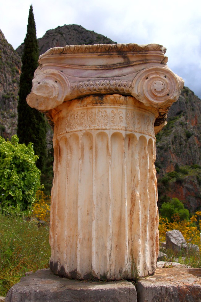 Apollonův chrám, archeologické naleziště, Delfy, Střední Řecko