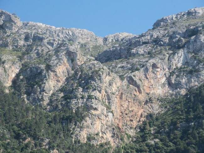 Město Deiá, pohoří Serra de Tramuntana, Mallorca, Baleárské ostrovy, Španělsko