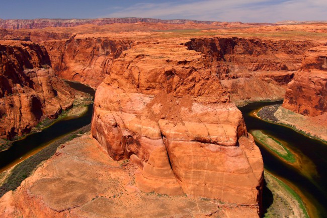 Horseshoe Bend vyhlídka na řece Colorado, Arizona, USA