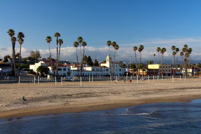 Prohlídka města Santa Cruz, Kalifornie, USA