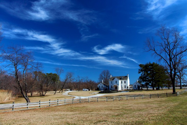 Farmářský domek, Sandy Point státní park, Maryland, Spojené státy americké (USA)