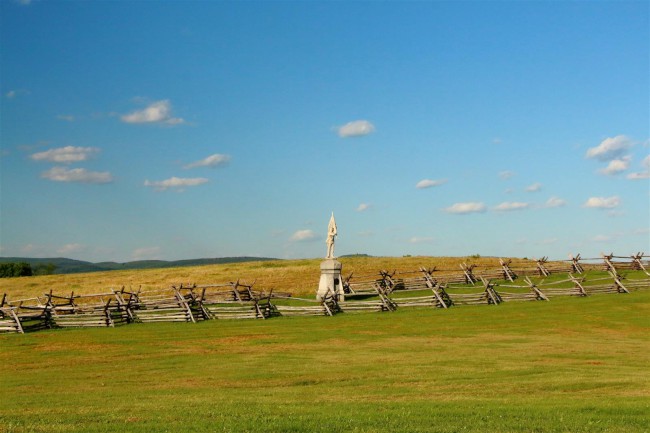 Antietam národní bitevní pole, Sharpsburg, Maryland, USA