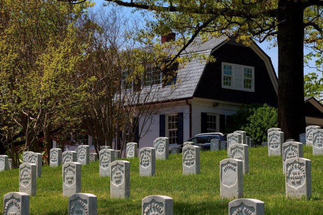 Arlingtonský národní hřbitov, Arlington, Virginie, Washington D.C., Spojené státy americké (USA)