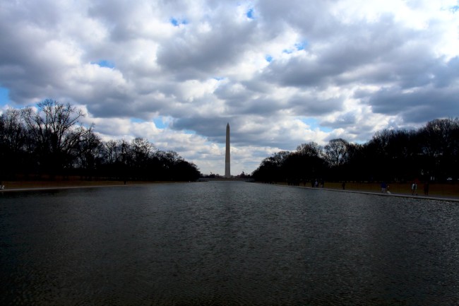 Lincolnův památník, Zrcadlící bazén, Washington D.C., Spojené státy americké (USA)