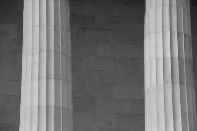 Lincolnův památník, Zrcadlící bazén, Washington D.C., Spojené státy americké (USA)