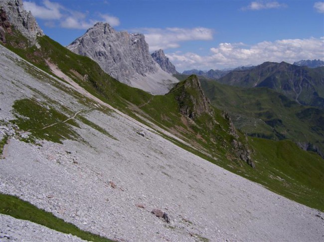 Treking okolo masivu Kirchlispitzen-Gruppe, Rätikon, Švýcarsko