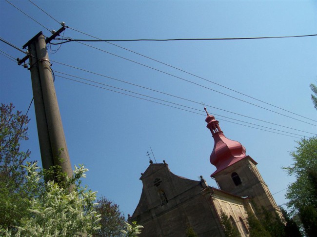 Fara, kostel, obec Domaslav, Velikonoční cyklo, Konstantinolázeňsko, Západní čechy