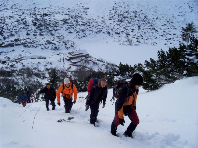 Nácvik pohybu v horském terénu, Vysoké Tatry, kurz horského průvodce