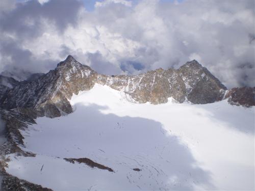 Výstup na Schrankogel (3496 m), Stubaiské Alpy, Rakousko