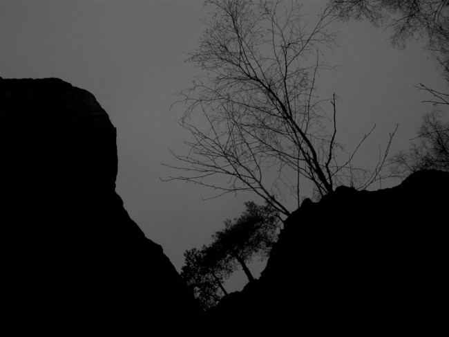 Lezení na skalách Rumpál, Skelná huť