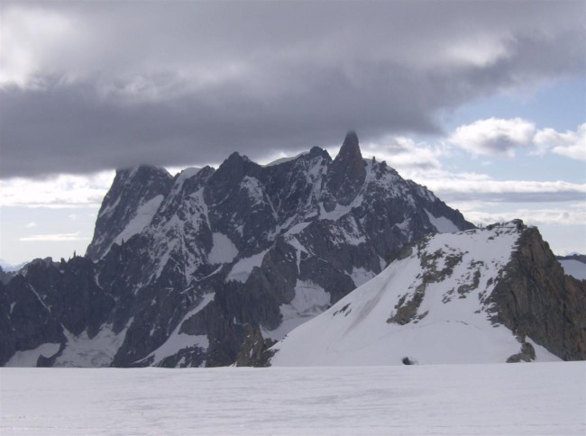 Výstup na Mont Blanc (4810m), lanovka na Aiguille du Midi (3842m), Horní Savojsko, Rhonské Alpy, Francie