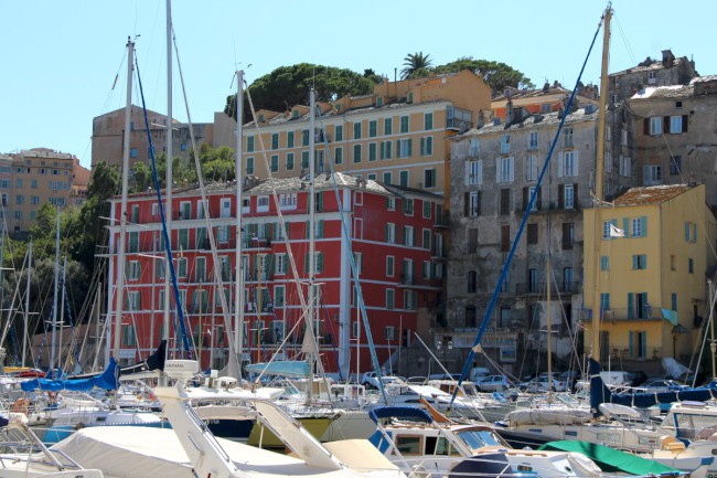 Bastia, přístav, centrum města, Cap Corse, Korsika, Francie