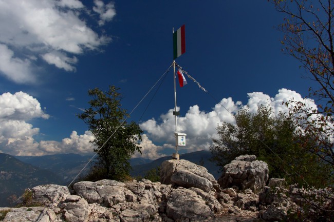 Výstup na horu Cima Capi, Lago di Garda, Itálie