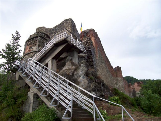 Drákulův hrad, Poienari, Jižní Rumunsko, Transylvánie