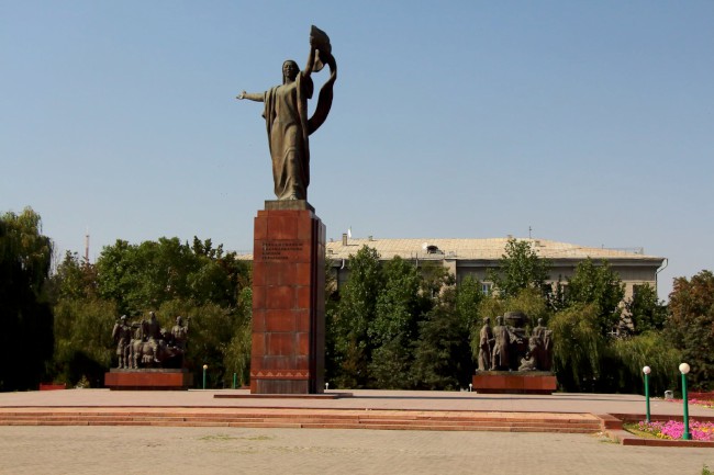 Biškek, hlavní město Kyrgyzstánu