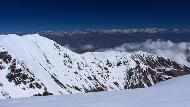 Aklimatizační výstup do třetího výškového tábora C3, Kyrgzystán