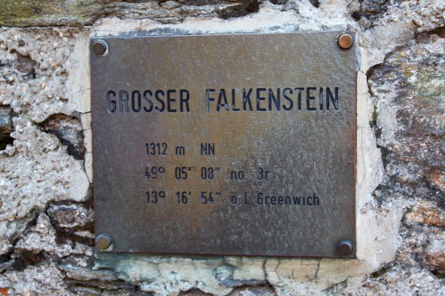Velký Falkenstein, Bavorský les, Německo