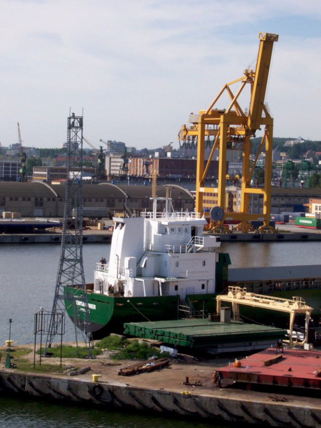 Cesta na trajektu z polské Gdyně do švédské Karlskrony