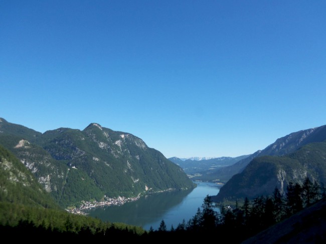 Seewand klettersteig, spodní část, Rakousko, Solná komora, Dachstein, Alpy