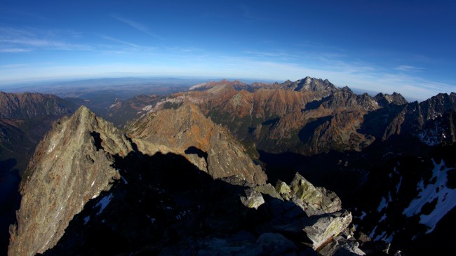 Vrchol Rysy (2503 m), Sedlo Váha, Vysoké Tatry, Slovenská republika
