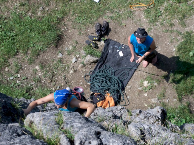 Lezení na skalách Vápenka, Zuberec, Roháče, Západní Tatry, Slovensko