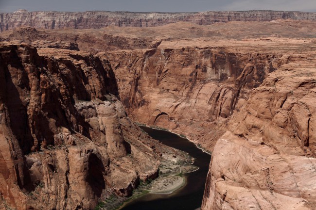 Horseshoe Bend vyhlídka na řece Colorado, Arizona, USA