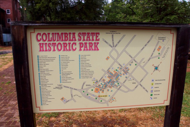 Columbia státní historický park, Kalifornie, USA