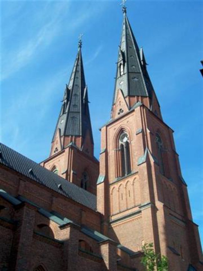 Město Uppsala a Gamla Uppsala, Švédsko